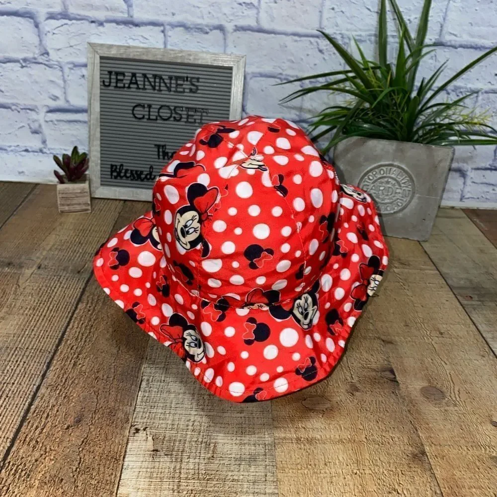 Disney Minnie Mouse‎ polka dot bucket hat